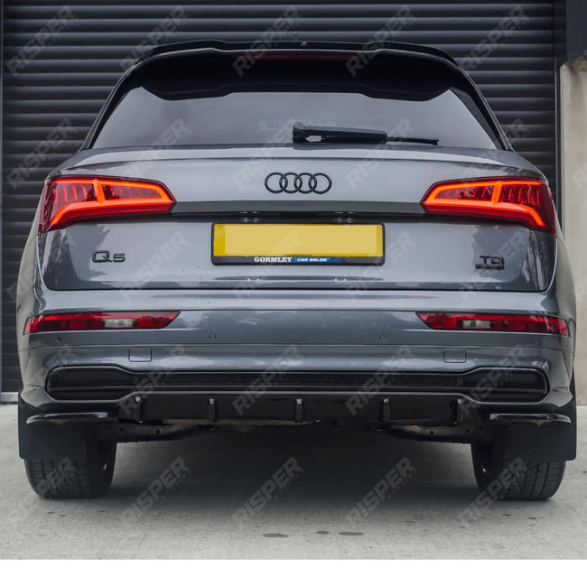 Rear Side Splitters For Audi Q5 S Line MK2 2017 2020 Audi SQ5 MK2 2017-2020 Secondary image