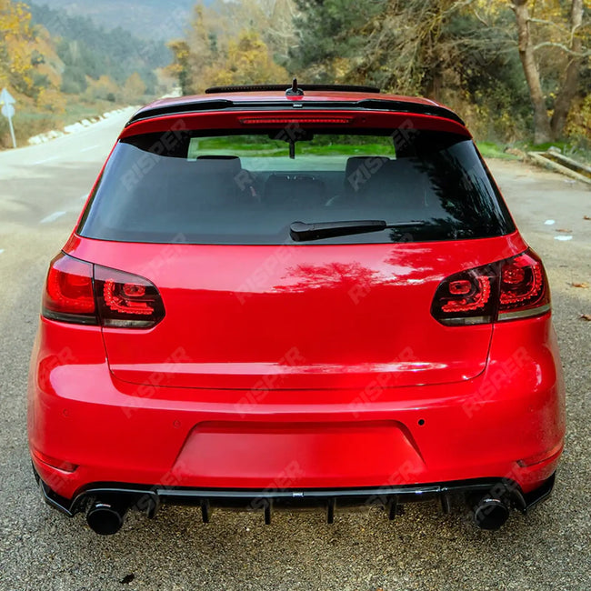 Rear Side Splitters in Gloss Black For Volkswagen Golf GTI / GTD 2008-2012 Secondary image