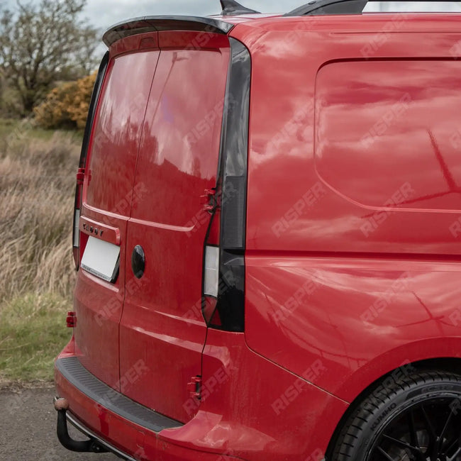 Rear Spoiler Barn Door in Gloss Black For Volkswagen Caddy MK5 2021+ Secondary image