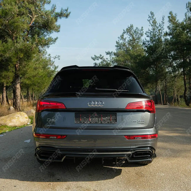 Rear Spoiler In Gloss Black For Audi Q5 S-Line Mk2 Facelift 2020-2024 Secondary image
