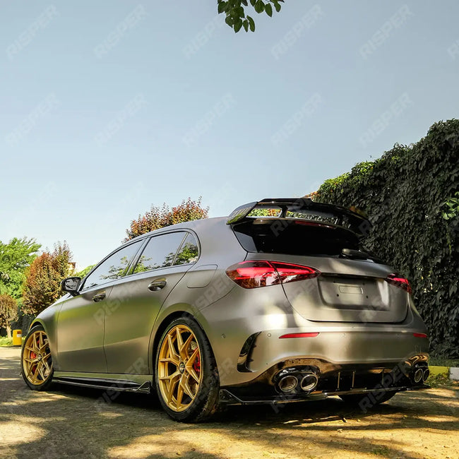 Rear Spoiler in Gloss Black For Mercedes A45 W177 2019-2023 & Facelift 2023 on Secondary image