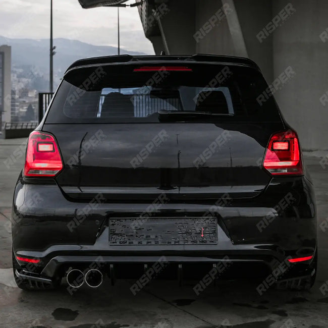 Rear Spoiler in Gloss Black For Volkswagen Polo Gti Mk5 2009-2014 Secondary image