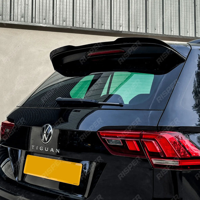 Rear Spoiler in Gloss Black For VW Tiguan R/R-Line MK2 Facelift 2020+ Secondary image