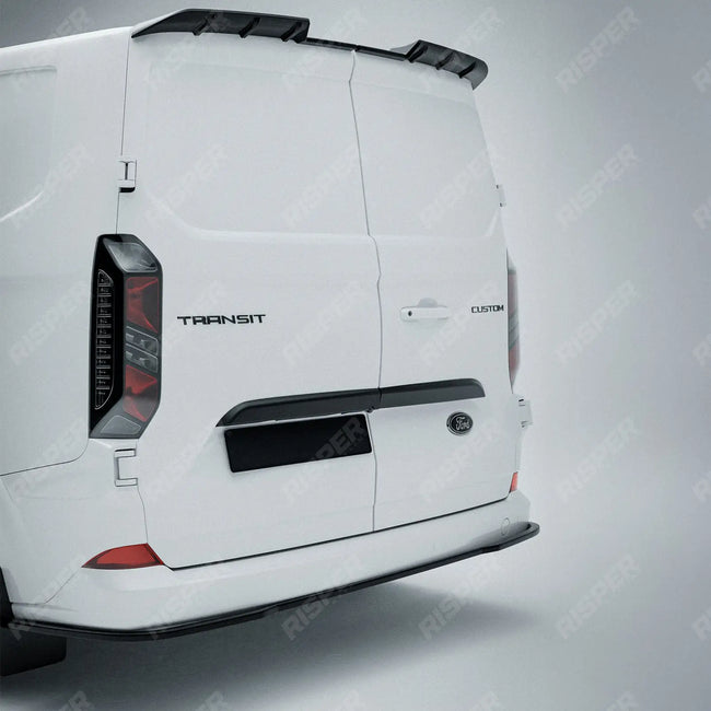 Rear Threshold Camera Cover In Gloss Black For Ford Transit Custom MK2 2024+ Secondary image
