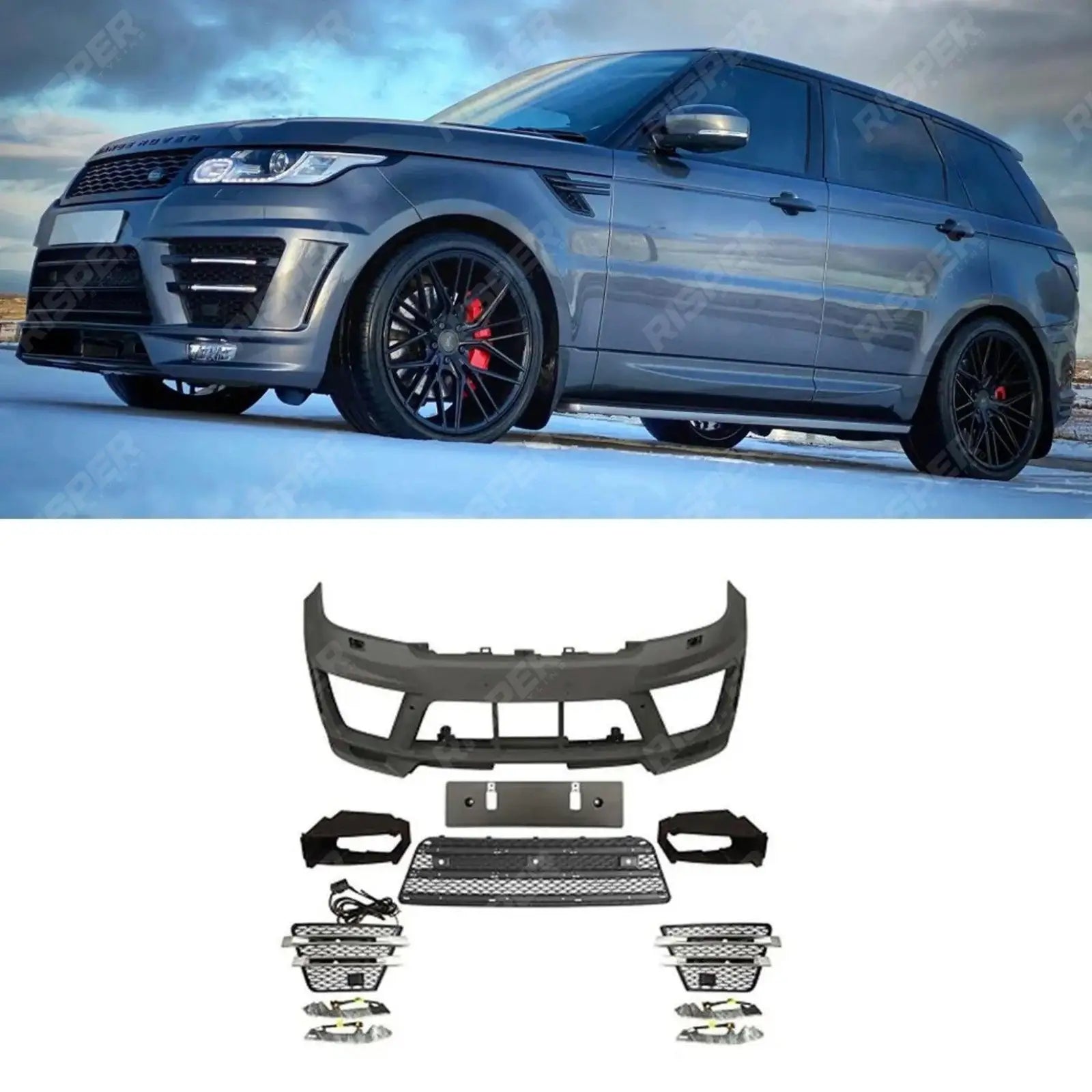 Replacment Lumma Front Bumper For Range Rover Sport 14 - 17