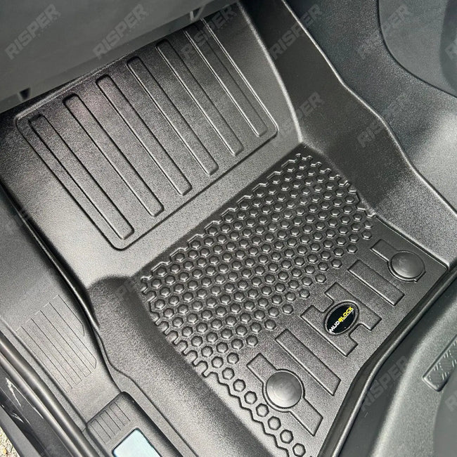 RHD Mud Block Floor Mats Full Set For Land Rover Defender L663 110 2020 On Secondary image