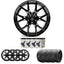 Ridge KN10 Gloss Black 6X120 20 Inch Alloy With Tyre & TPMS Package 245/40/20 - Alloys