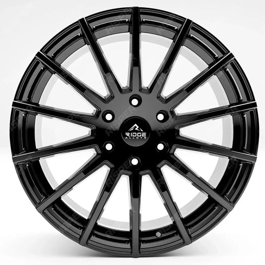 Ridge KN14 Gloss Black 6X120 20 Inch Alloys Alloys