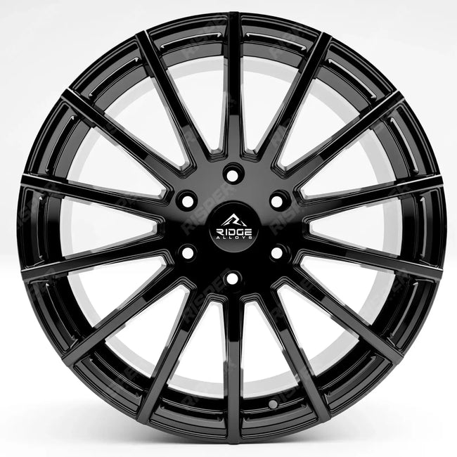 Ridge KN14 Gloss Black 6X120 20 Inch Alloys With Tyre & TPMS Package 245/45/20 Secondary image