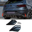 Seat Leon Mk3 Fr / Cupra 2012 - 2016 Risper Bumper Corner Splitters In Gloss Black