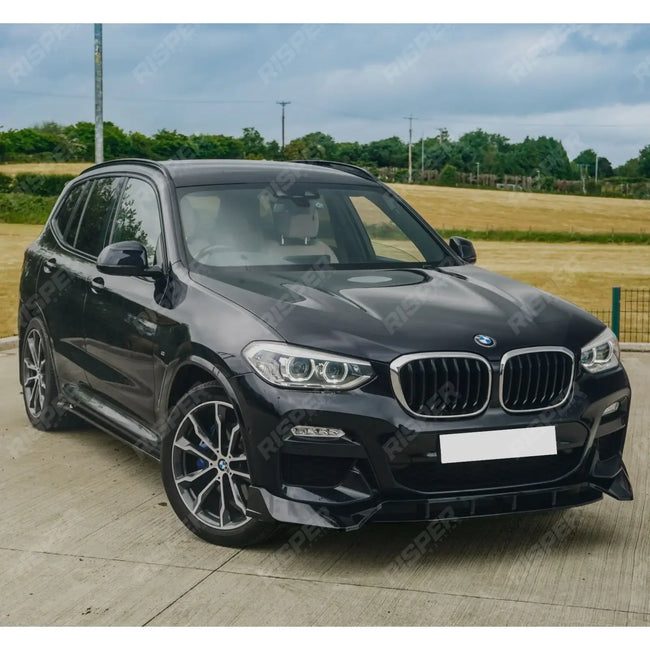 RISPER Front Splitter Lip Gloss Black For BMW X3 G01 M Sport 2018-2021 Secondary image