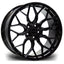Riviera Rf108 Gloss Black 23 Inch Alloy – 5x120 35 72.5 - Qty 1