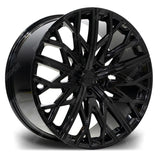 Riviera Rv131 Gloss Black 22 Inch Alloys – 5x112