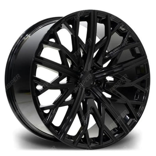 Riviera Rv131 Gloss Black 22 Inch Alloys – 5x120 - Qty1