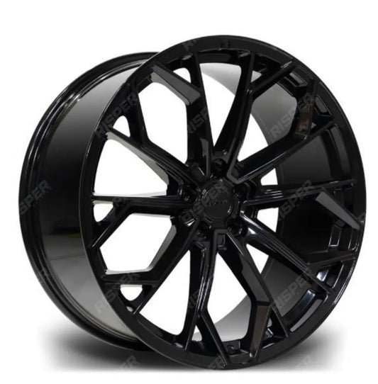 RIVIERA RV133 GLOSS BLACK 22 INCH ALLOYS - 5X120 - QTY1