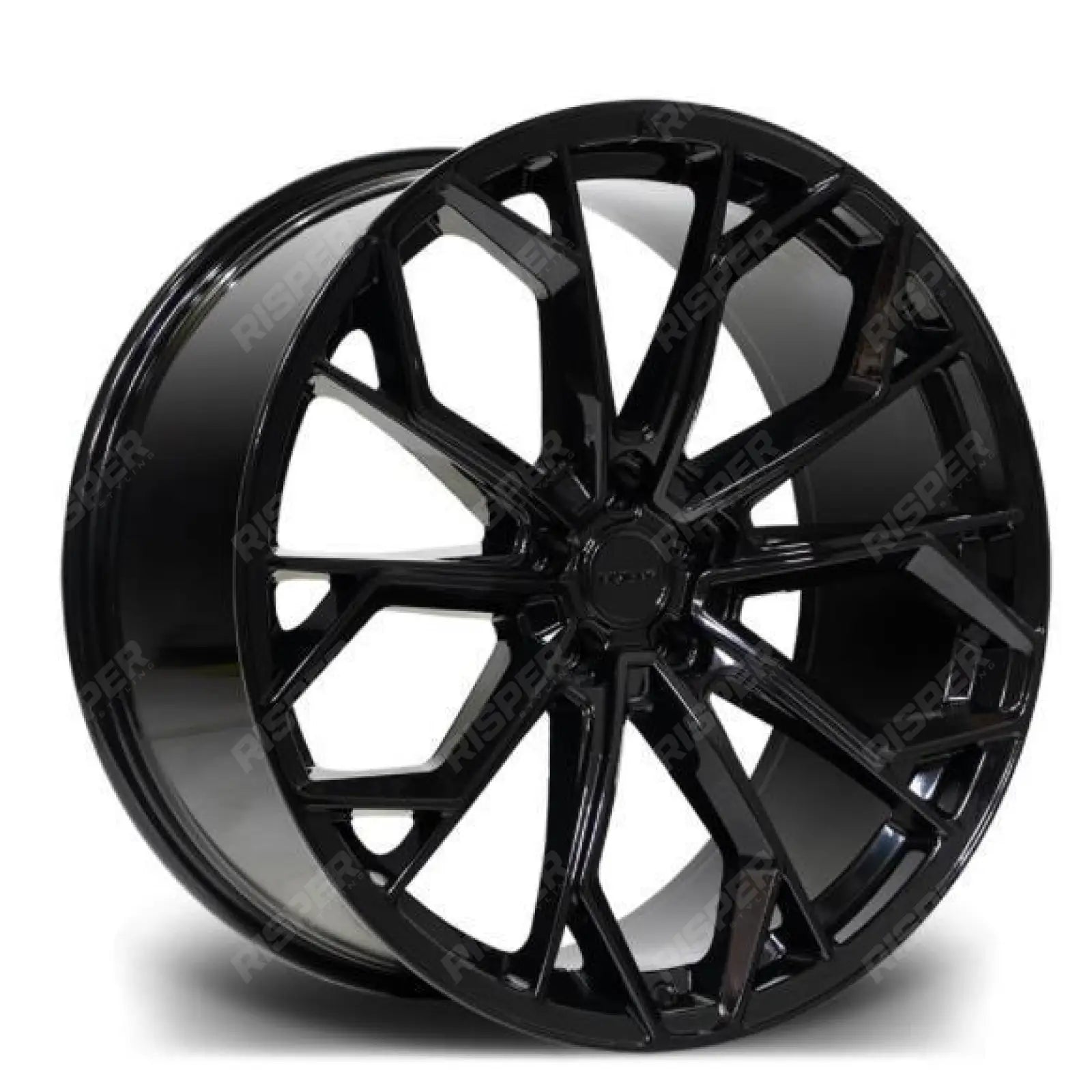 RIVIERA RV133 GLOSS BLACK 22 INCH ALLOYS - 5X120 - QTY1
