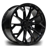 RIVIERA RV133 GLOSS BLACK 23 INCH ALLOYS – 5X112 25 66.6
