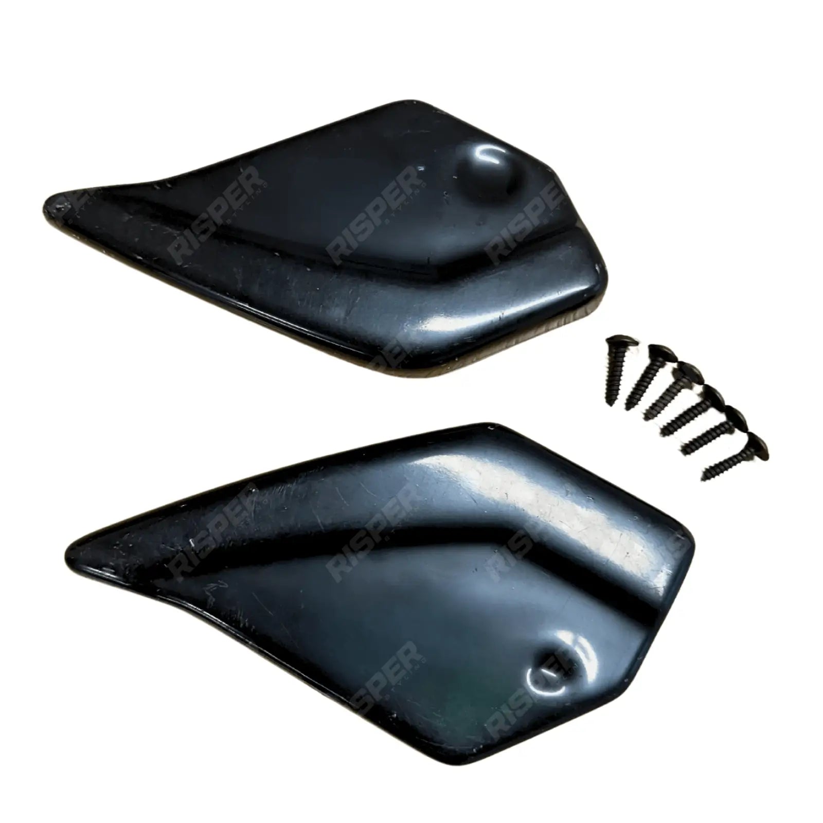 Seat Leon Mk3 Fr / Cupra 2012 - 2016 Risper Bumper Corner Splitters In Gloss Black