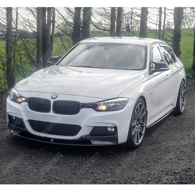 Side Skirt Splitters Carbon Style For BMW 3 Series F30 F35 M Sport Secondary image
