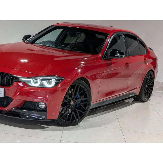 Side Skirt Splitters Gloss Black For BMW 3 Series F30 F35 M Sport Secondary image