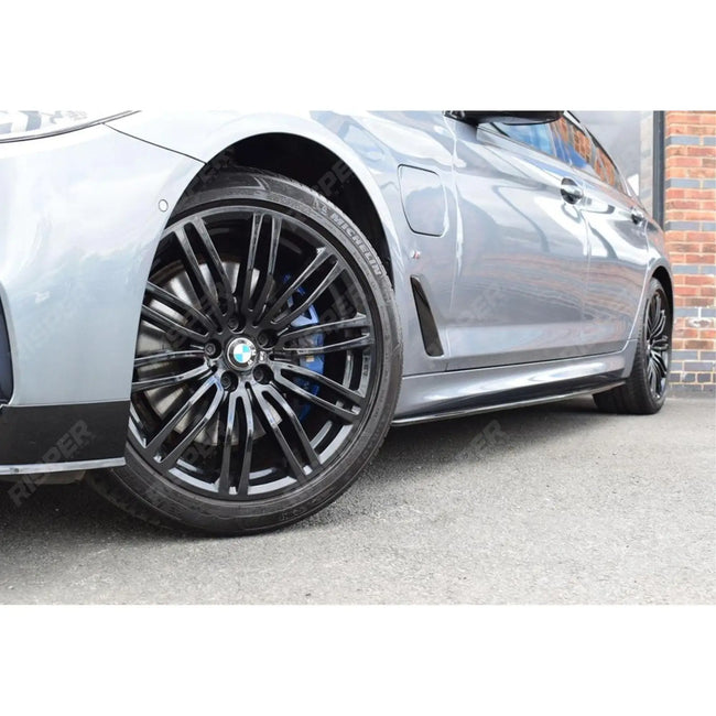Side Skirt Splitters In Gloss Black For BMW 5 Series M Sport G30 G31 2017+ Secondary image