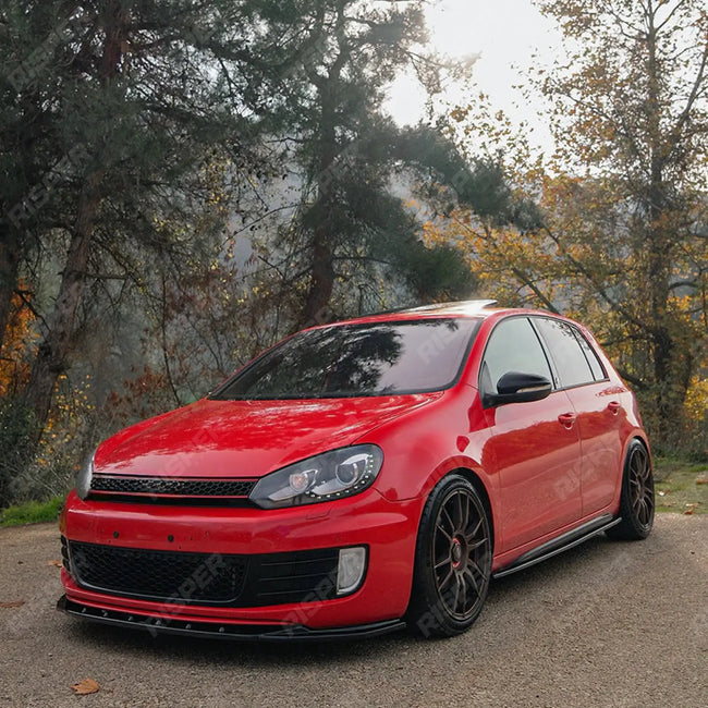 Side Skirts in Gloss Black For Volkswagen Golf GTI / GTD Mk6 2008-2012 Secondary image