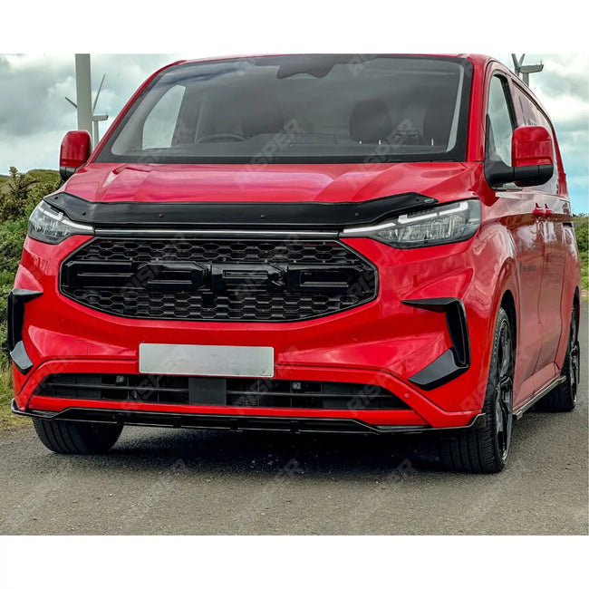 STX Bonnet Guard Protector Black For Ford Transit Custom 2023 On Secondary image