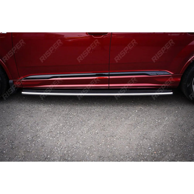 STX Style 2 Running Boards Side Steps Pair Silver For Audi Q8 2019 On Secondary image