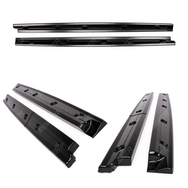 SWB Gloss Black Side Skirt Splitters For Ford Transit Connect 2024+ Secondary image
