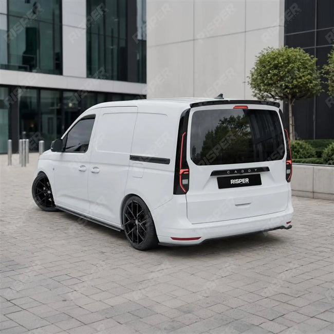 Tailgate Rear Spoiler in Gloss Black For Volkswagen Caddy 2021 on Secondary image