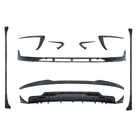 Tesla Model 3 2018 - 2023 Fast Aero Body Kit In Carbon Look