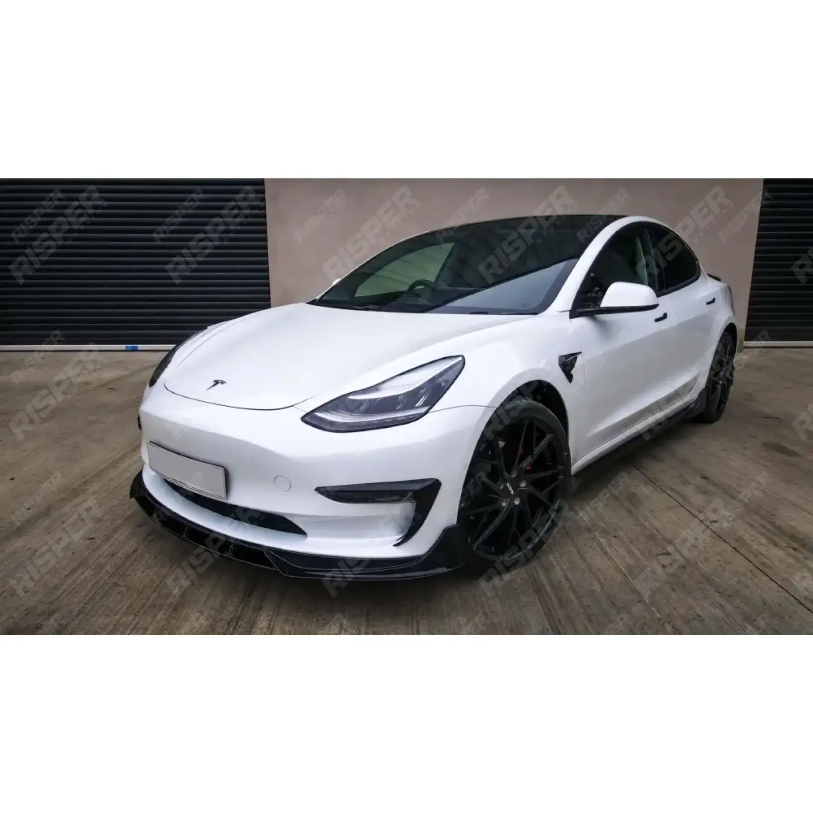 TESLA MODEL 3 2018 ON CANARD ACCENTS - IN GLOSS BLACK Body Trims