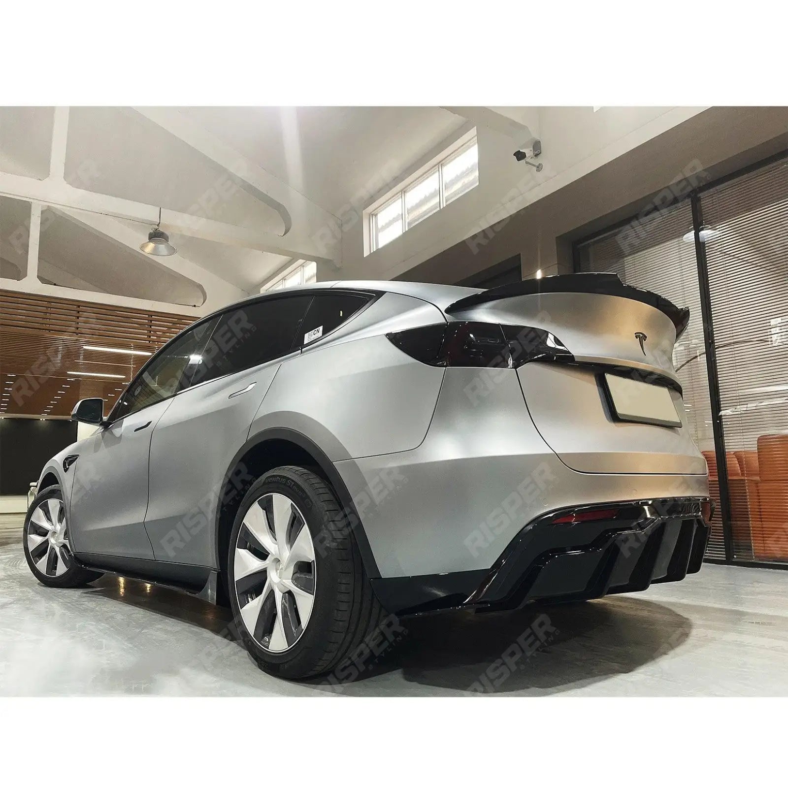 Tesla Model Y 2020+ Full Aero Kit In Gloss Black