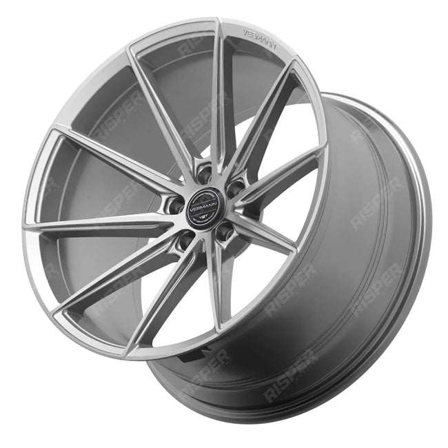 Veemann MF-Z1 19X8.5 5X112 ET42 Silver Machined Standard Concave - Qty 1 Secondary image