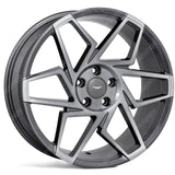 Veemann V - fs27r 19x8.5 5x112 Et42 Cb66.56 - Graphite Smoke Machined
