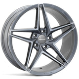 Veemann - V - fs46 20x8.5 5x120 Et35 Cb72.56 - Graphite Smoke Machined