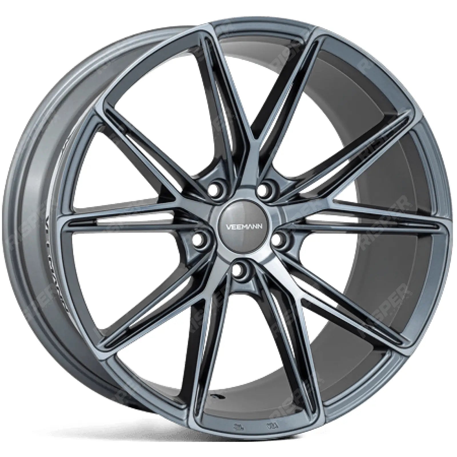 Veemann V - fs49 20x8.5 5x120 Et35 Cb75.56 - Graphite Smoke Machined