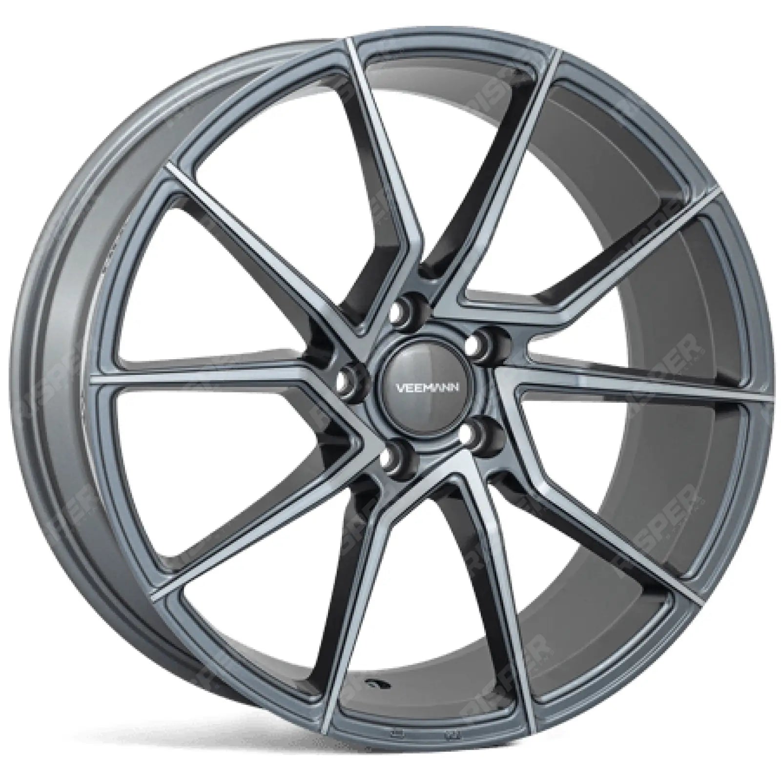 Veemann - V - fs52 Graphite Smoke Machined 19x8.5 5x112