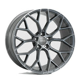 Veemann V - fs66 5x120 20 Inch Alloys Graphite Smoked Machined - 20x8.5