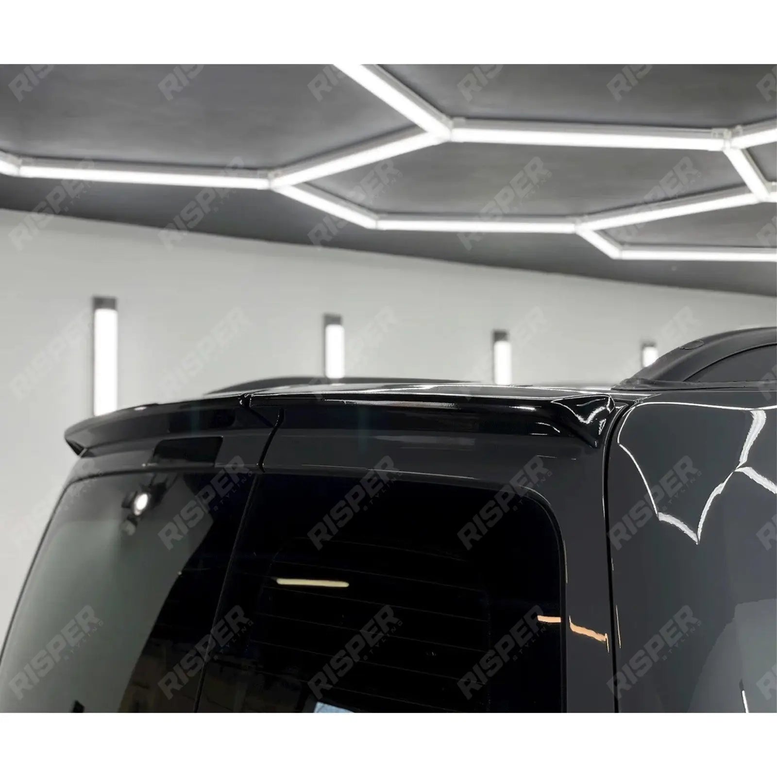 Volkswagen Caddy 2005 - 2020 Barn Door - Rear Spoiler - Gloss Black