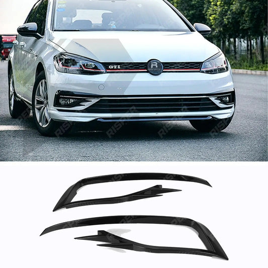Volkswagen Golf MK7.5 GTI Style Fog Light Blade Surround In Gloss Black