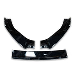 Volkswagen Golf MK7/7.5 2012 - 2017 - Gloss Black Front Splitter Lip for GTD, GTI, R, R - Line