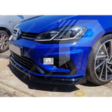 Volkswagen Golf MK7/7.5 2012 - 2017 - Gloss Black Front Splitter Lip for GTD, GTI, R, R - Line