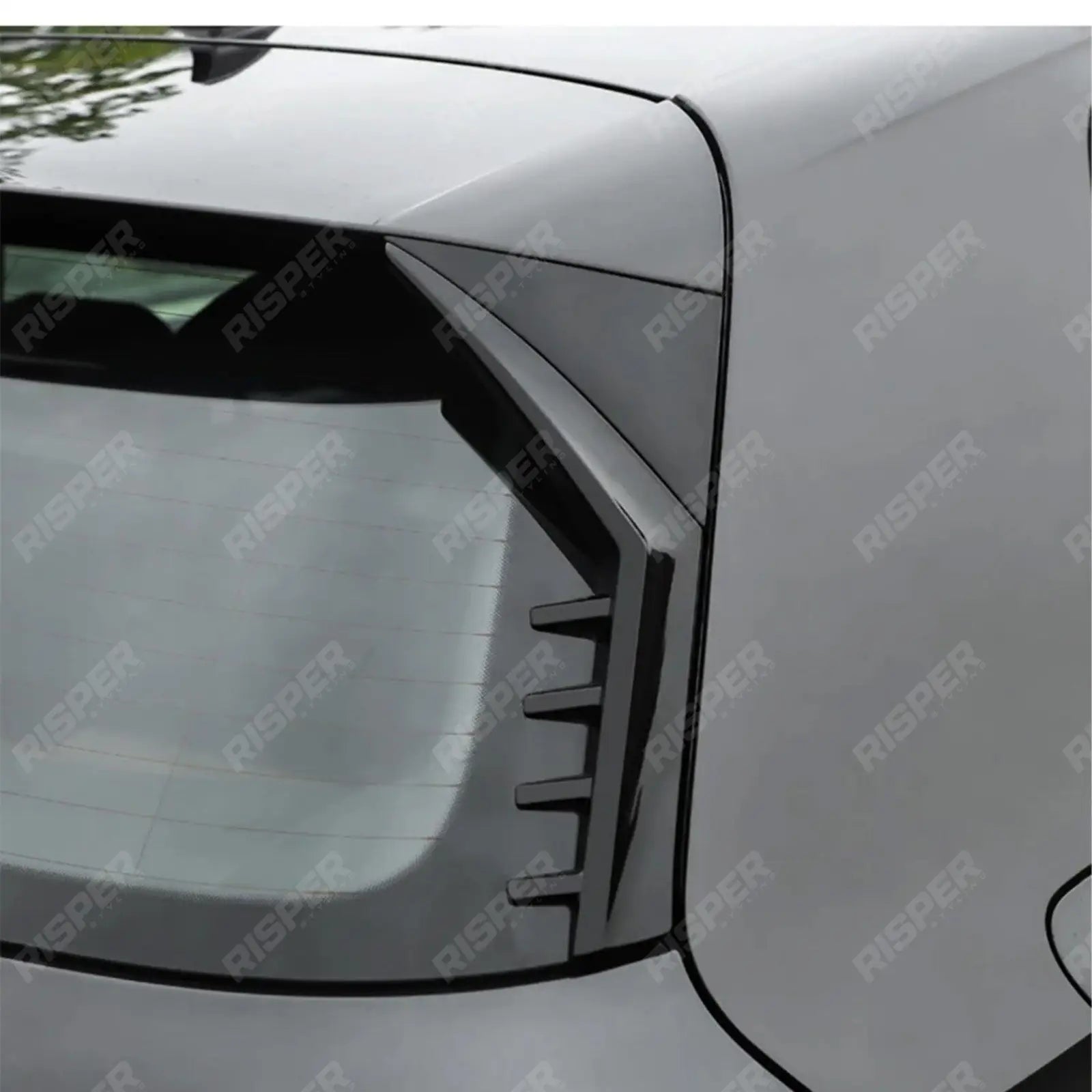 Volkswagen Golf MK8 2020+ - Gloss Black Rear Window Blade Wings