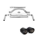 Volkswagen Golf MK8.5 GTi 2024+ 265ps) Milltek Sport OPF Back Exhaust System Resonated EC Approved - Carbon Jet Tips