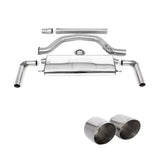 Volkswagen Golf MK8.5 GTi 2024+ 265ps) Milltek Sport OPF Back Exhaust System Resonated EC Approved - Polished Tips