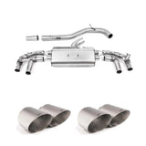 Volkswagen Golf MK8 R 2020-2024 (320ps) Milltek Sport Non Resonated OPF Back Exhaust System Non Resonated (Louder)