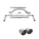 Volkswagen Golf MK8 GTi 2020-2024 (245ps) Milltek Sport OPF Back Exhaust System EC Approved - Polished Tips Exhaust