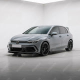 Volkswagen Golf MK8 GTI/GTD/R/R Line 2020+ - Gloss Black 3 - Piece Front Splitter V1