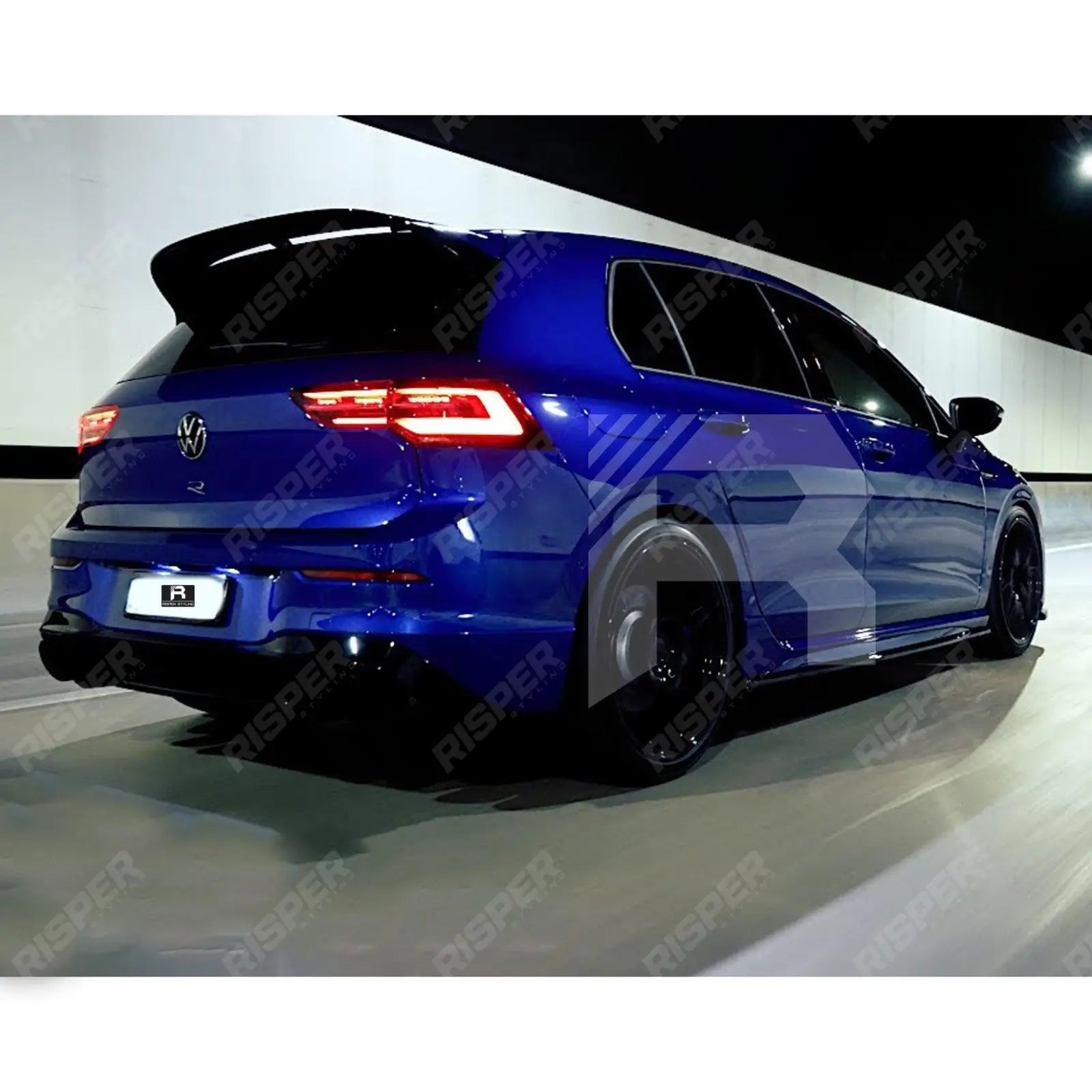 Volkswagen Golf MK8 R/R - Line/GTI 2020+ - Club Sport CS Style Rear Spoiler in Gloss Black